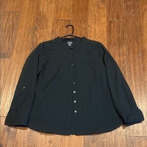 Large Covington Button-Up Shirt Jacket
